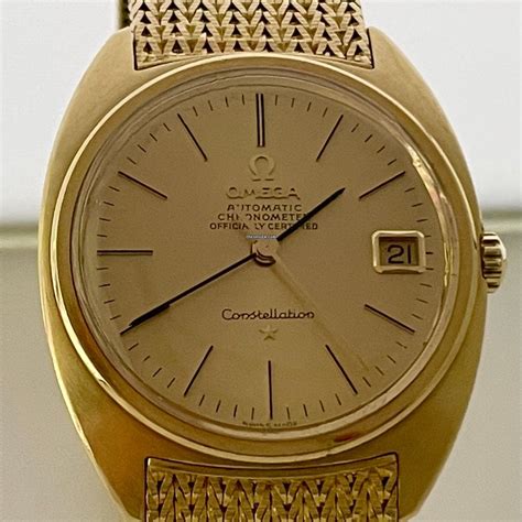 omega 14 karat gold watch|omega 18k solid gold watches.